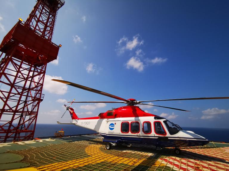 AW139 COHC on Rig